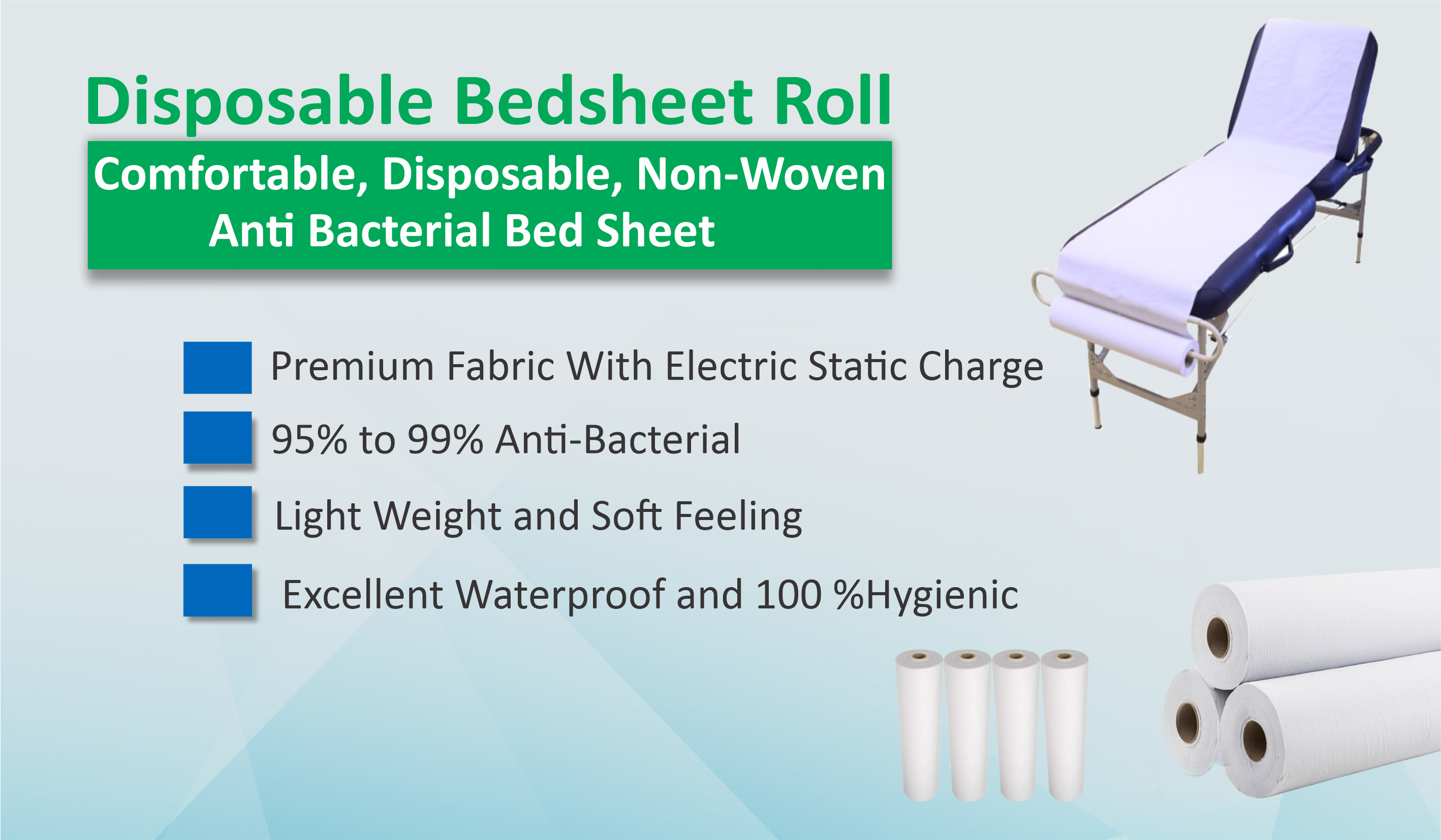 disposable bedsheet roll