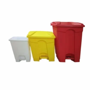 Plastic Waste Bin with Foot Pedal Control